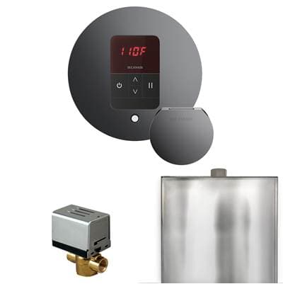 Mr. Steam Basic Butler Steam Shower Control Package with Round Itempo Control and Steamhead in -...