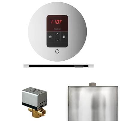 Mr. Steam Basic Butler Steam Shower Control Package with Round Itempo Control and Linear...