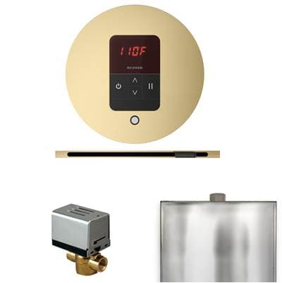 Mr. Steam Basic Butler Steam Shower Control Package with Round Itempo Control and Linear...