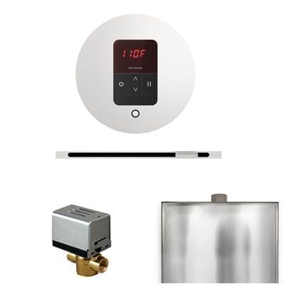 Mr. Steam Basic Butler Steam Shower Control Package with Round Itempo Control and Linear...