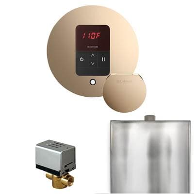 Mr. Steam Basic Butler Steam Shower Control Package with Round Itempo Control and Steamhead in -...