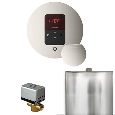 Mr. Steam Basic Butler Steam Shower Control Package with Round Itempo Control and Steamhead in -...