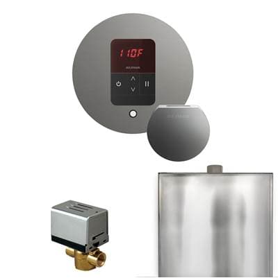 Mr. Steam Basic Butler Steam Shower Control Package with Round Itempo Control and Steamhead in -...