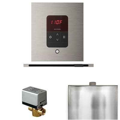 Mr. Steam Basic Butler Steam Shower Control Package with Square Itempo Control and Linear...