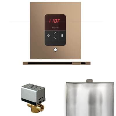 Mr. Steam Basic Butler Steam Shower Control Package with Square Itempo Control and Linear...