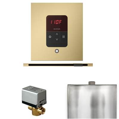 Mr. Steam Basic Butler Steam Shower Control Package with Square Itempo Control and Linear...