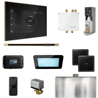 Mr. Steam Bliss Steam Shower Control Package with Isteamx Control and Linear Steamhead in Black... by Mr. Steam