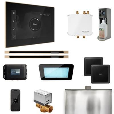 Mr. Steam Bliss Max Steam Shower Control Package with Isteamx Control and Linear Steamhead in...