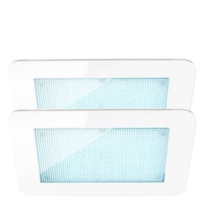 Mr. Steam 12.62 In. W. Chromatherapy Light with LED Clusters in White (2-pack) by Mr. Steam