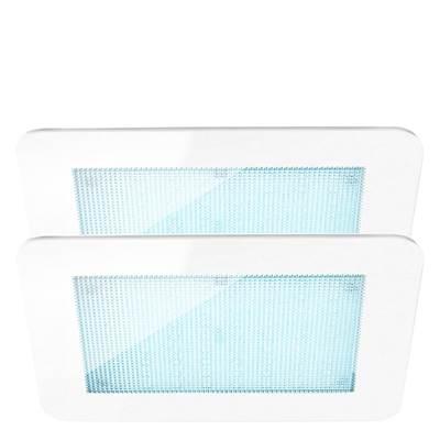 Mr. Steam 12.62 In. W. Chromatherapy Light with LED Clusters in White (2-pack)