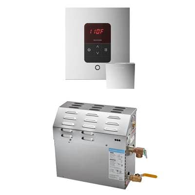 Mr. Steam MS 5 Kw (5000 W) Steam Shower Generator Package with Square Itempo Control in -...