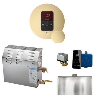 Mr. Steam MS 15 Kw (15000 W) Steam Shower Generator Package with Round Itempo Control in Satin... by Mr. Steam