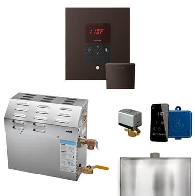 Mr. Steam MS 9 Kw (9000 W) Steam Shower Generator Package with Square Itempo Control in...