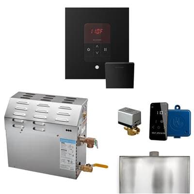 Mr. Steam MS 9 Kw (9000 W) Steam Shower Generator Package with Square Itempo Control in Matte...