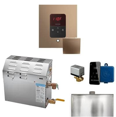 Mr. Steam MS 9 Kw (9000 W) Steam Shower Generator Package with Square Itempo Control in Nouveau...