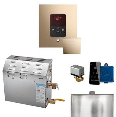Mr. Steam MS 12 Kw (12000 W) Steam Shower Generator Package with Square Itempo Control in...