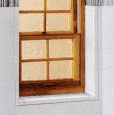 Mustee and Sons Duratrim Fiberglass Window Kit - White