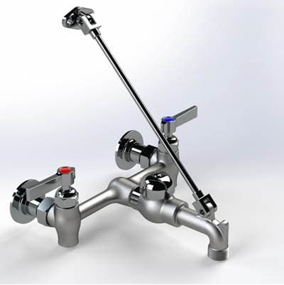 Mustee and Sons Service Faucet, for Mop Basin - Chrome by Mustee And Sons