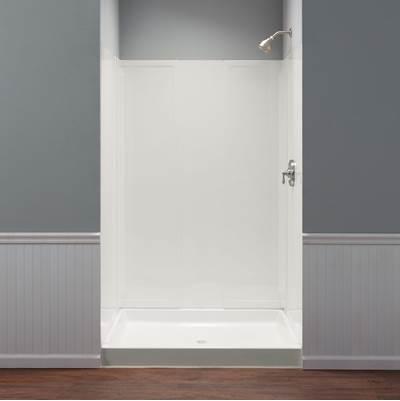 Durawall Shower Wall, White, Fits up to 60'' Wx40.5'' D Alcove