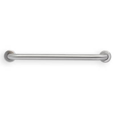 Mustee and Sons Grab Bar, 24'' L, 1.5'', Smooth, Stainless Steel - Satin Smooth by Mustee And Sons