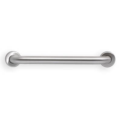 Mustee and Sons Grab Bar, 18'' L, 1.5'', Smooth, Stainless Steel - Satin Smooth by Mustee And Sons