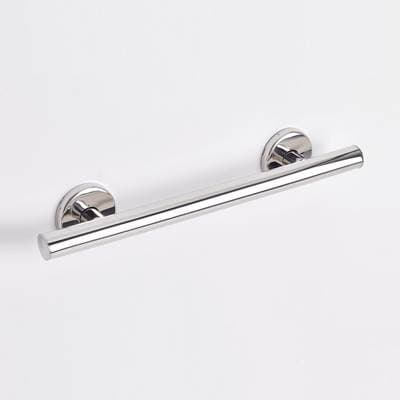 Mustee and Sons Grab Bar, 24'' L, 1.25'', T Style - Polished Satin Smooth