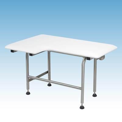 Mustee and Sons Padded Fold Down Seat with Legs, 26'', Right Hand by Mustee And Sons