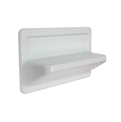 Mustee and Sons Varistone Shelf, White by Mustee And Sons