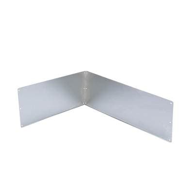 Mustee and Sons Duraguard Wall Plate, 24''x12'' and 36''x12'', Stainless Steel, (2) Panel, for...