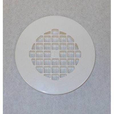 Mustee and Sons Plastic Shower Floor Strainer, White by Mustee And Sons