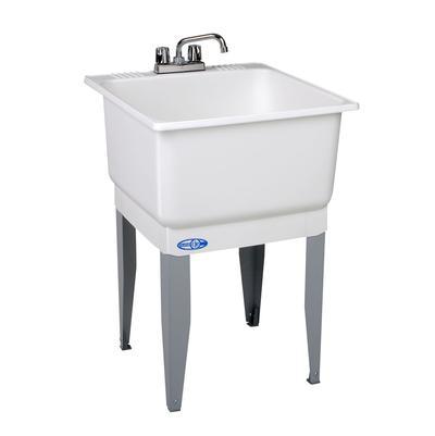 Utilatub Laundry Tray Combo, Pl Faucet Supply Lines P Trap by Mustee And Sons