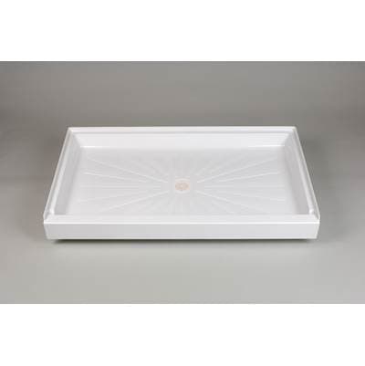 Mustee and Sons Durabase Shower Floor, 32''x54'', White