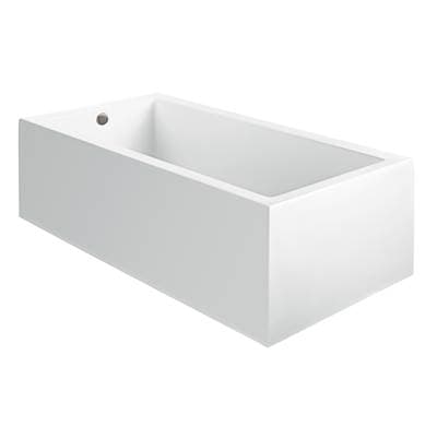 MTI Baths Andrea 11A Acrylic CXL Sculpted 1 SIDE AIR BATH Elite - White (60x36)