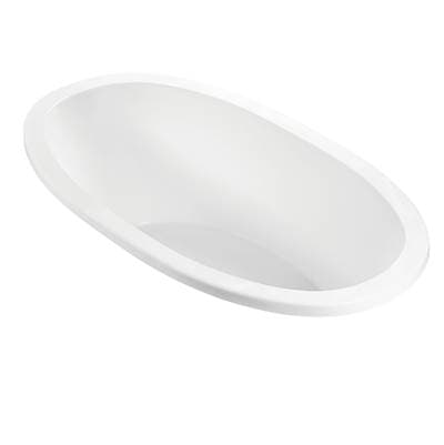 MTI Baths Adena 3 Acrylic CXL Undermount Whirlpool - Biscuit (66x36) by MTI Baths