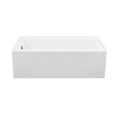 MTI Baths Cameron 1 Acrylic CXL Integral Skirted RH Drain AIR BATH - Biscuit (60x32) by MTI Baths