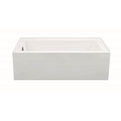 MTI Baths Cameron 1 Dolomatte Integral Skirted RH Drain AIR BATH Elite - White (60x32) - Matte White by MTI Baths