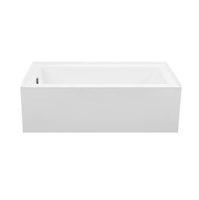 MTI Baths Cameron 3 Acrylic CXL Integral Skirted LH Drain AIR BATH - Biscuit (66x32)