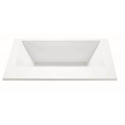 METRO 3 DOLOMATTE DROP IN AIR BATH ELITE/STREAM - WHITE (66.125X42) - Matte White by MTI Baths