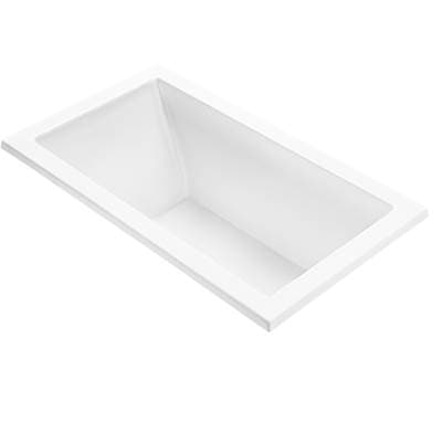 MTI Baths Andrea 19 Acrylic CXL Undermount Soaker - Biscuit (54x32)