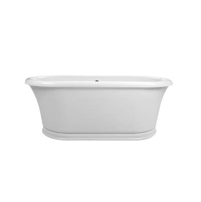 MTI Baths Laney 2 Acrylic CXL Freestanding Soaker - White (65x33.75)