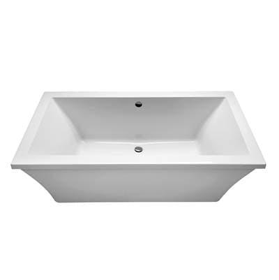 MTI Baths Andrea 24 Acrylic CXL Freestanding Soaker - White (66x36) by MTI Baths