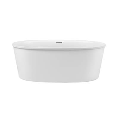 ADEL ACRYLIC CXL FREESTANDING AIR BATH - BISCUIT (57.25x31) by MTI Baths