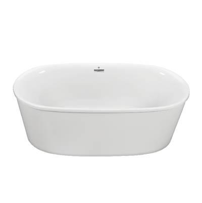 ADEL 3 ACRYLIC CXL FREESTANDING  AIR BATH - BISCUIT (66X31) by MTI Baths