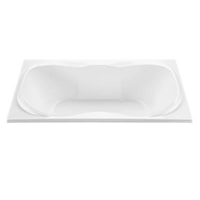 TRANQUILITY 2 ACRYLIC CXL DROP IN AIR BATH/STREAM - WHITE (72X42) by MTI Baths