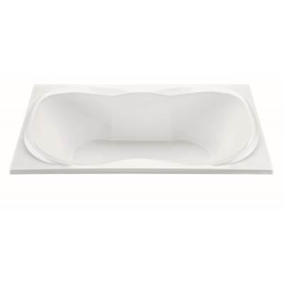 TRANQUILITY 2 DOLOMATTE DROP IN AIR BATH/STREAM - WHITE (72X42) - Matte White by MTI Baths