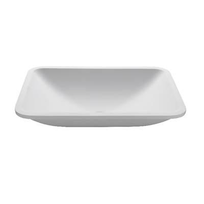 ADARA SCULPTURESTONE VESSEL - GLOSS BISCUIT (23x16) by MTI Baths