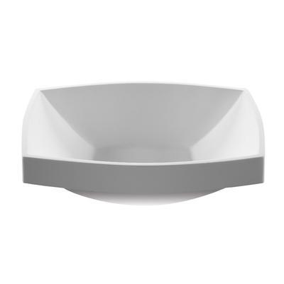 ADRIAN SCULPTURESTONE SEMI-RECESSED - MATTE BISCUIT (23.75X17.625)