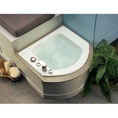 FOOT SPA 2 ACRYCLIC CXL DROP IN MICROBUBBLES - WHITE (26.5X24) by MTI Baths