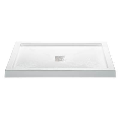 4236 ACRYLIC CXL CENTER DRAIN MULTI THRESHOLD - BISCUIT by MTI Baths