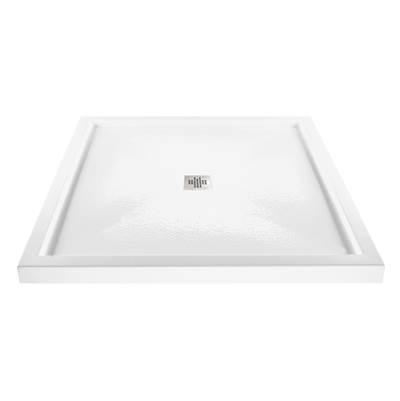 4242 ACRYLIC CXL CENTER DRAIN MULTI THRESHOLD - BISCUIT